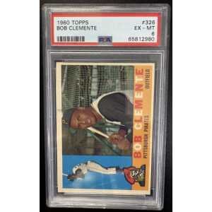 1960 Topps #326 Bob Clemente PSA 6