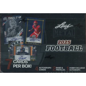 2025 Leaf Metal Football Hobby Box