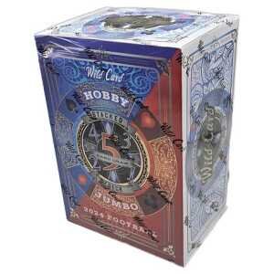 2024 Wild Card Five Card Draw Stacked Deck Football Hobby Jumbo Box