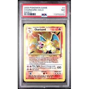 Pokemon TCG: Base Set II Holo - Charizard 4/130 PSA 7