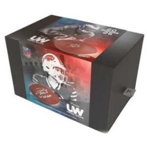 2025 Fanatics Under Wraps Authentic NFL Autographed Football Mystery 6 Box Case