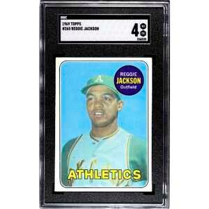 1969 Topps #260 Reggie Jackson RC SGC 4