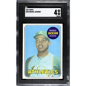 1969 Topps #260 Reggie Jackson RC SGC 4