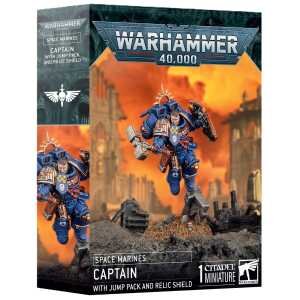 Warhammer 40,000: Space Marines - Captain with Jump Pack & Relic Shield (Preorder - Releases 10/25)