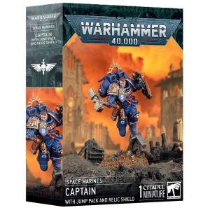 Warhammer 40,000: Space Marines - Captain with Jump Pack & Relic Shield (Preorder - Releases 10/25)
