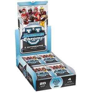 2025 Bowman Chrome University Football Hobby Box - Pre-Sell