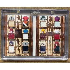 2025 Leaf History Book of Legends 12 Relics Game Used Cobb Mantle Ronaldo Bryant Mahomes /15