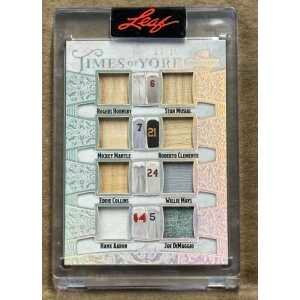 2025 Leaf Spectacular Times of Yore Game-Used Relics Silver Aaron Mays Mantle /15