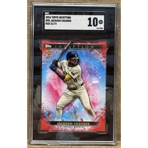 2024 Topps Inception Red #95 Jackson Chourio RC SGC 10