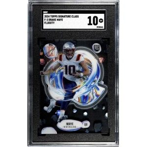 2024 Topps Signature Class Fluidity #F-3 Drake Maye SGC 10