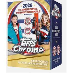 2026 Topps Chrome US Olympic & Paralympic Hopefuls Blaster Box - Pre-Sell