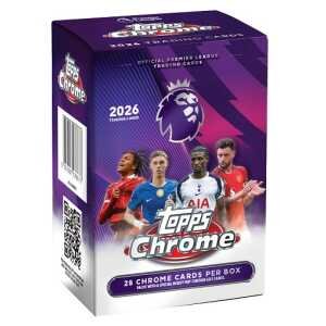 2025/26 Topps Chrome Premier League Soccer Blaster 40 Box Case- Pre-Sell