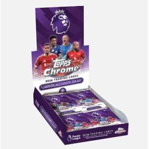 2025/26 Topps Chrome Premier League Soccer Hobby Box - Pre-Sell
