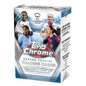 2024/25 Topps UEFA Women's Champions League Chrome Soccer Blaster 40 Box Case