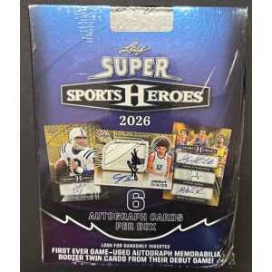 2026 Leaf Metal Super Sports Heroes Hobby Box - Pre-Sell