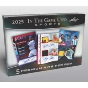 2025 Leaf in the Game Used Sports Hobby Box