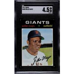 1971 Topps #600 Willie Mays SGC 4.5
