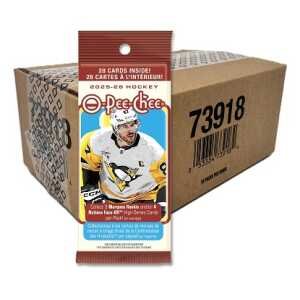 25-26 Upper Deck O-Pee-Chee Hockey 18 Fat Pack Case