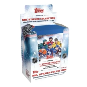 2025/26 Topps NHL Hockey Sticker Collection Display 16 Box Case