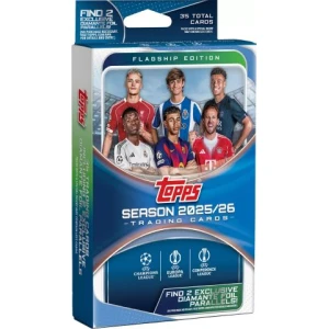 2025/26 Topps UEFA Club Competitions Soccer Hanger 64 Box Case