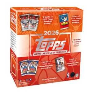 2026 Topps MLB and NBA Official Collectors 8 Kit Case - Pre-Sale