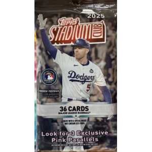 2025 Topps Stadium Club Baseball 10 Fat Pack Lot