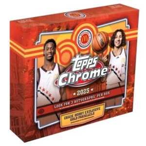 2025 Topps Chrome McDonald's All American Basketball Hobby Box - Pre-Sale